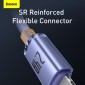 Baseus Lightning Crystal Shine Cable Cable Fast Charging Data Cable 2.4A 2m Purple (CAJY000105)