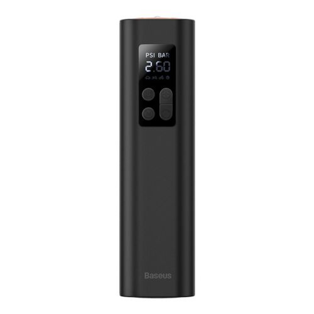 Baseus Car Tool Super Mini Inflator Αντλία ελαστικών 15 δευτερολέπτων Γρήγορο φούσκωμα, 4 ελαστικά σε 25 λεπτά, μαύρο (CRCQ000001)