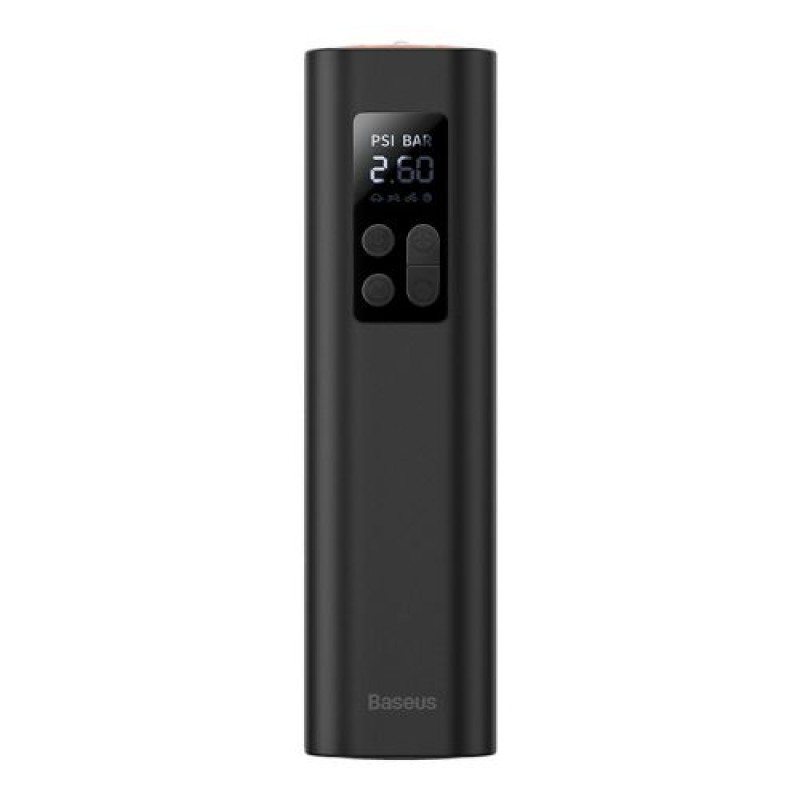 Baseus Car Tool Super Mini Inflator Αντλία ελαστικών 15 δευτερολέπτων Γρήγορο φούσκωμα, 4 ελαστικά σε 25 λεπτά, μαύρο (CRCQ000001)