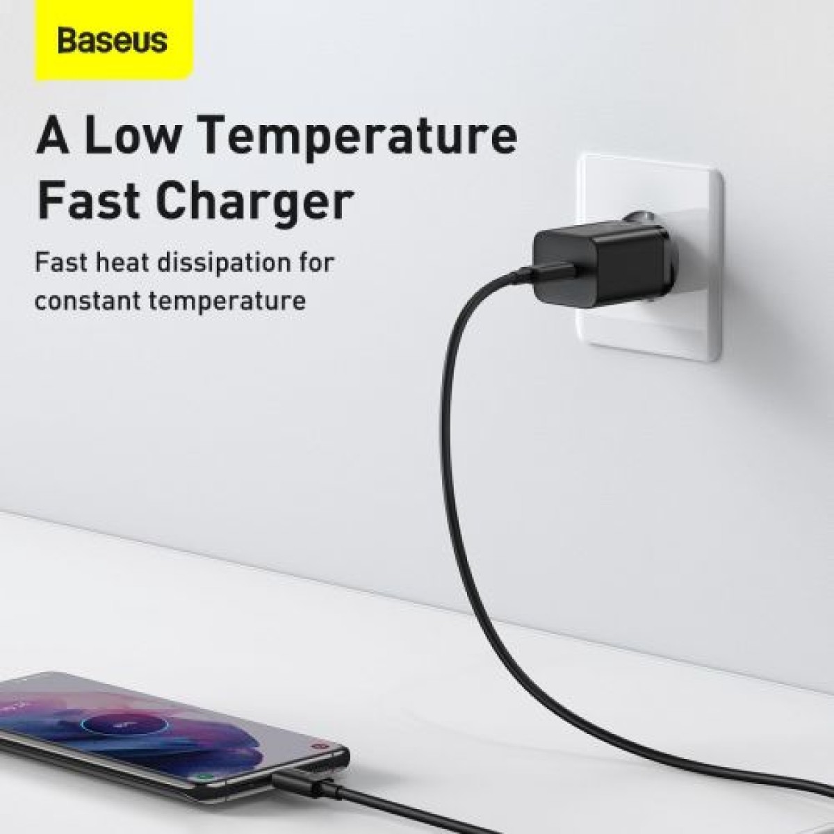 Baseus Travel Charger Super Si 1C Quick Charger 25W EU Black (CCSP020101)