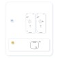 Baseus Home Intelligent T2 Pro Keychain Wireless Key and Other Object Finder BT 5.0 White (FMTP000002)