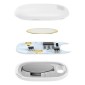 Baseus Home Intelligent T2 Pro Keychain Wireless Key and Other Object Finder BT 5.0 White (FMTP000002)