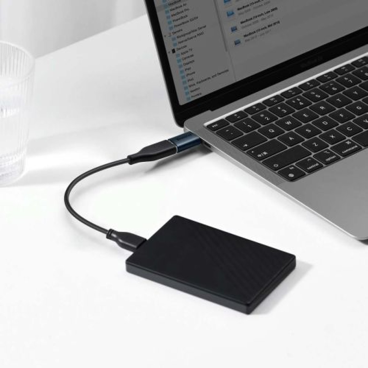 Μετατροπέας Baseus Ingenuity Series Mini OTG Adapter USB-A 3.1 Female σε Type-C Male Blue (ZJJQ000003)
