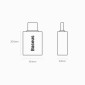 Μετατροπέας Baseus Ingenuity Series Mini OTG Adapter USB-A 3.1 Female σε Type-C Male Blue (ZJJQ000003)