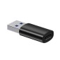 Μετατροπέας Baseus Ingenuity Series Mini OTG Adapter USB-A 3.1 Male σε Type-C Female Black (ZJJQ000101)