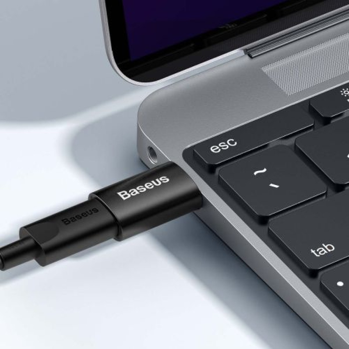 Μετατροπέας Baseus Ingenuity Series Mini OTG Adapter USB-A 3.1 Male σε Type-C Female Black (ZJJQ000101)