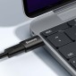 Μετατροπέας Baseus Ingenuity Series Mini OTG Adapter USB-A 3.1 Male σε Type-C Female Black (ZJJQ000101)