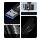 Μετατροπέας Baseus Ingenuity Series Mini OTG Adapter USB-A 3.1 Male σε Type-C Female Black (ZJJQ000101)