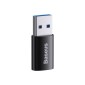 Μετατροπέας Baseus Ingenuity Series Mini OTG Adapter USB-A 3.1 Male σε Type-C Female Black (ZJJQ000101)