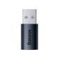 Μετατροπέας Baseus Ingenuity Series Mini OTG Adapter USB-A 3.1 Male to Type-C Female Blue (ZJJQ000103)