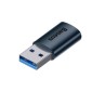 Μετατροπέας Baseus Ingenuity Series Mini OTG Adapter USB-A 3.1 Male to Type-C Female Blue (ZJJQ000103)