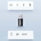Μετατροπέας Baseus Ingenuity Series Mini OTG Adapter USB-A 3.1 Male to Type-C Female Blue (ZJJQ000103)