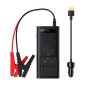 Baseus Car Power Inverter IGBT 300W/ 220V (C+U + Dual EU βύσμα) με καλώδια σφιγκτήρα 12V (0,40m) και καλώδιο υποδοχής αναπτήρα (0,60m), μαύρο (CGNB010101)