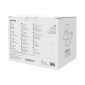 Baseus Wireless Charger Swan stand 3-in-1 Μαγνητικός φορτιστής με καλώδιο TypeC 15W, 1m Μαύρο (WXTE000101)