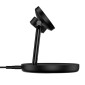 Baseus Wireless Charger Swan stand 3-in-1 Μαγνητικός φορτιστής με καλώδιο TypeC 15W, 1m Μαύρο (WXTE000101)
