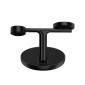 Baseus Wireless Charger Swan stand 3-in-1 Μαγνητικός φορτιστής με καλώδιο TypeC 15W, 1m Μαύρο (WXTE000101)