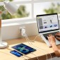 Baseus Travel Charger GaN5 Pro Γρήγορος φορτιστής τοίχου, C+C+U, 140W White EU (CCGP100202)