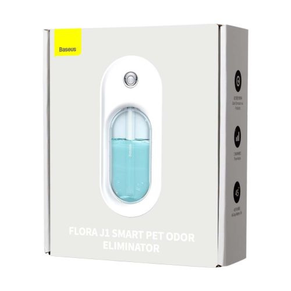 Baseus Home for Pet Flora J1 Animal Odor Neutralizer, χρόνος λειτουργίας μπαταρίας 30 ημερών, 1500 mAh Λευκό (ACFJ000002)