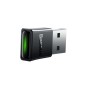 Baseus HUB BA07 Bluetooth USB Adapter BT 5.3, με ένδειξη LED, εμβέλεια 20m, Μαύρο (ZJBA010001)