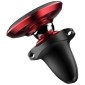 Baseus Car Mount Μαγνητική θήκη τηλεφώνου εξαερισμού αυτοκινήτου, κόκκινο/μαύρο (SUGX020009)