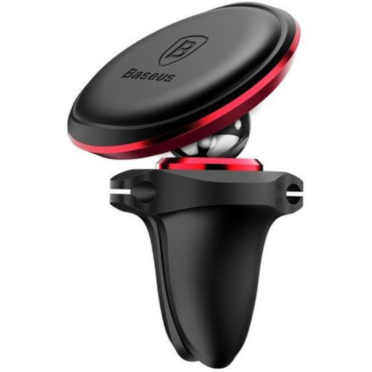 Baseus Car Mount Μαγνητική θήκη τηλεφώνου εξαερισμού αυτοκινήτου, κόκκινο/μαύρο (SUGX020009)