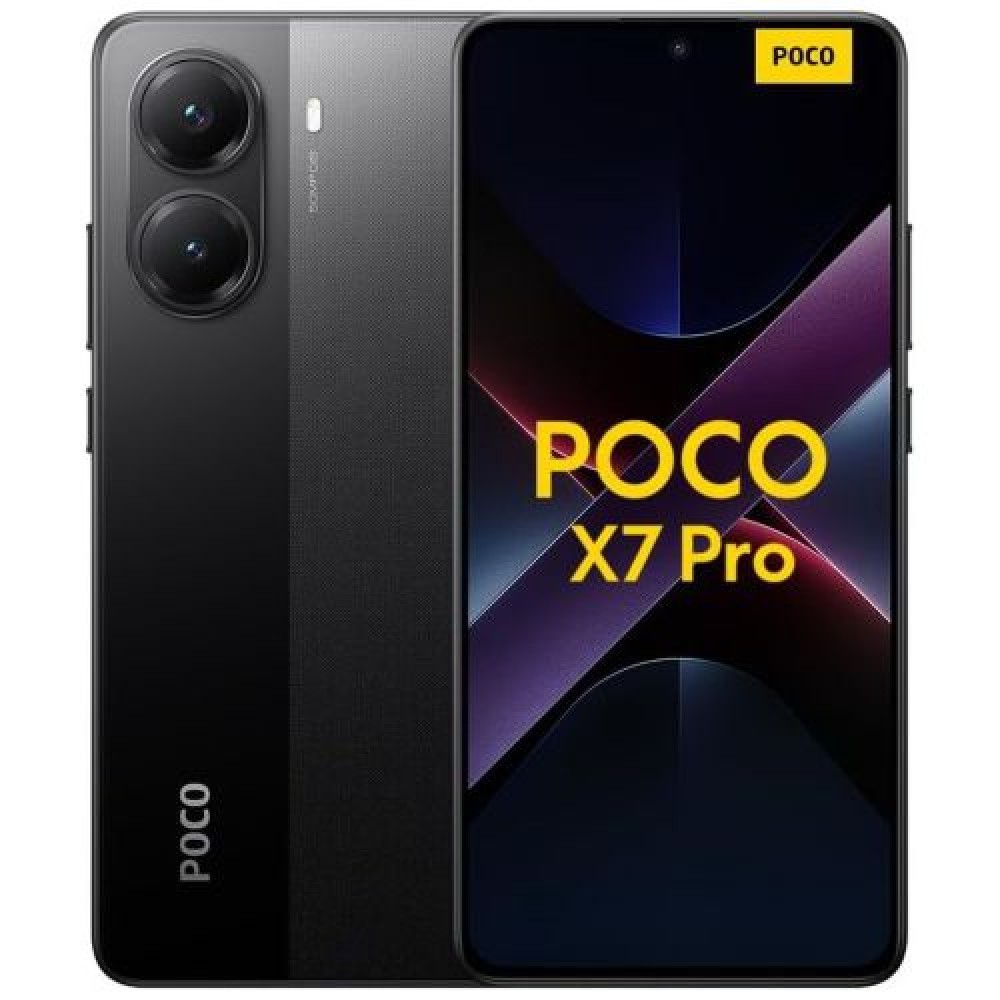 Xiaomi Poco X7 Pro 5G Dual SIM 12GB RAM 512GB Χωρίς φορτιστή Μαύρο ΕΕ