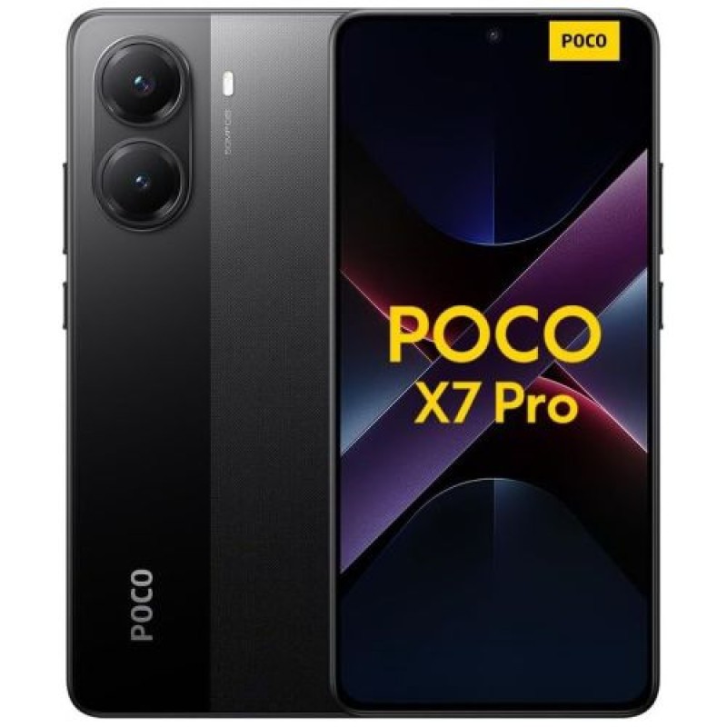 Xiaomi Poco X7 Pro 5G Dual SIM 12GB RAM 512GB Χωρίς φορτιστή Μαύρο ΕΕ
