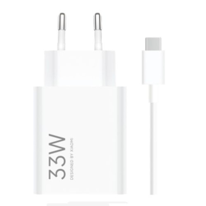 Φορτιστής ταξιδιού Xiaomi (Τύπος-Α), 33W Λευκό EU BHR9956EU