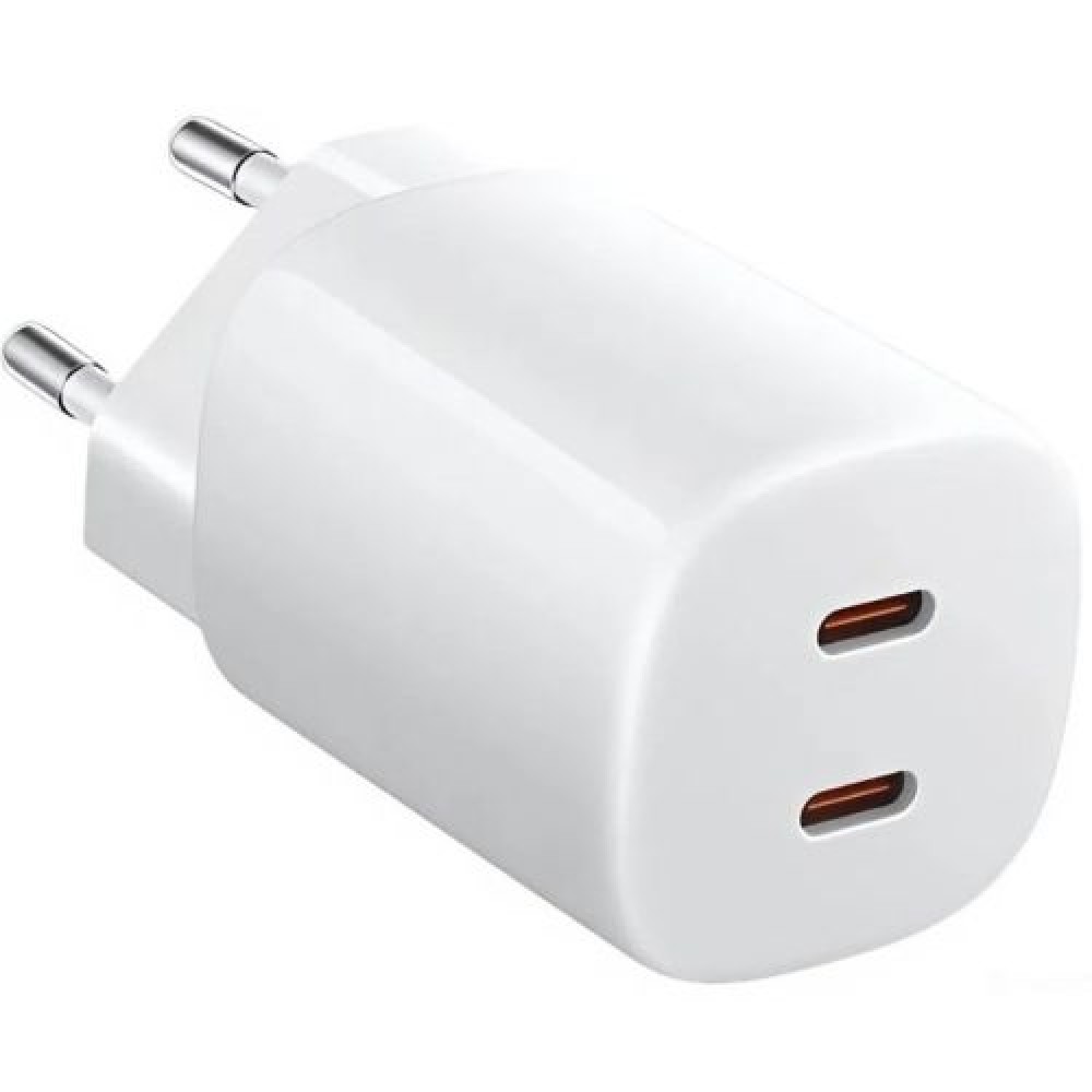 Xiaomi Mi Travel Charger Nano Turbo GaN Fast Charger 2C (C+C) 45W Λευκό EU BHR087OEU