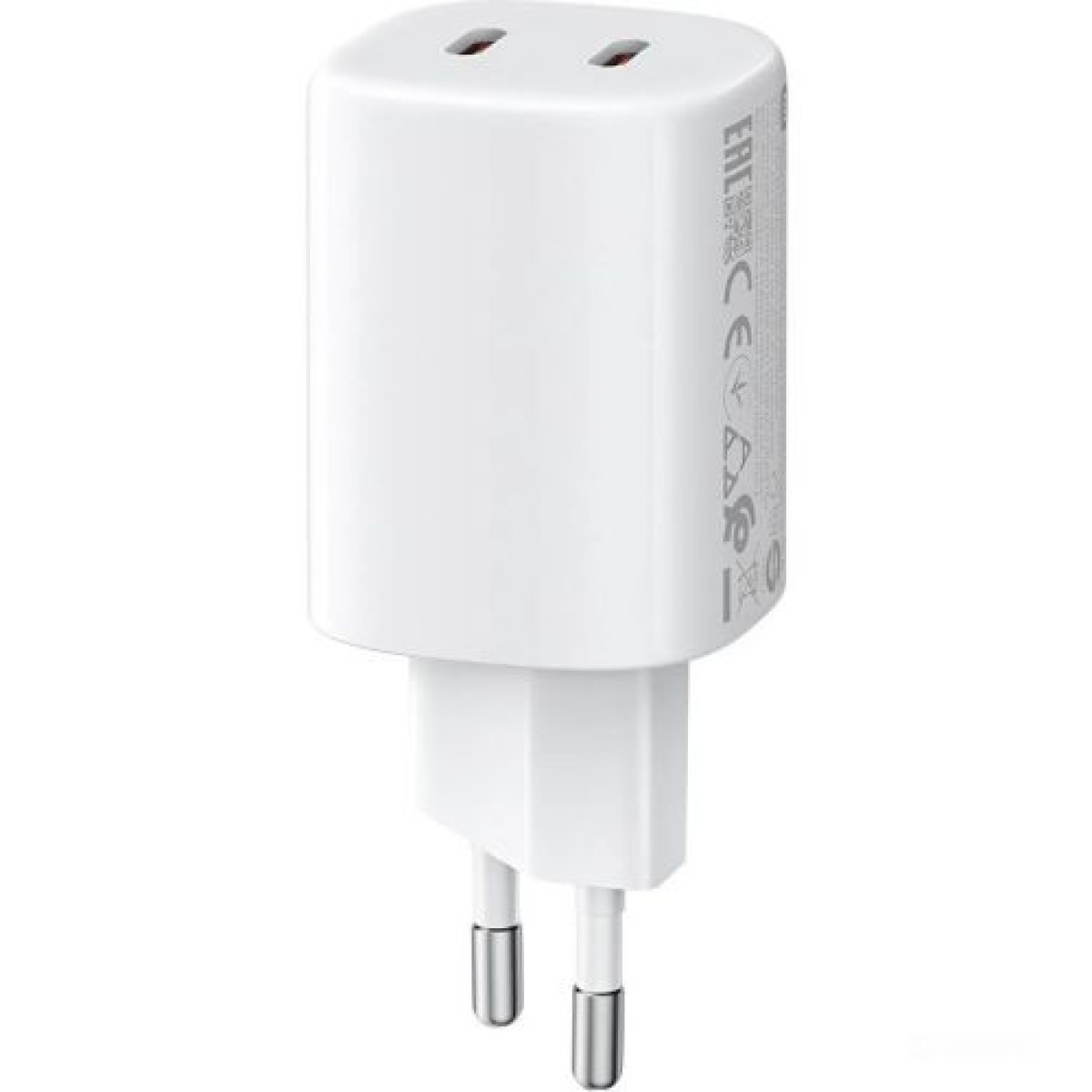 Xiaomi Mi Travel Charger Nano Turbo GaN Fast Charger 2C (C+C) 45W Λευκό EU BHR087OEU