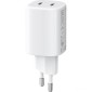 Xiaomi Mi Travel Charger Nano Turbo GaN Fast Charger 2C (C+C) 45W Λευκό EU BHR087OEU