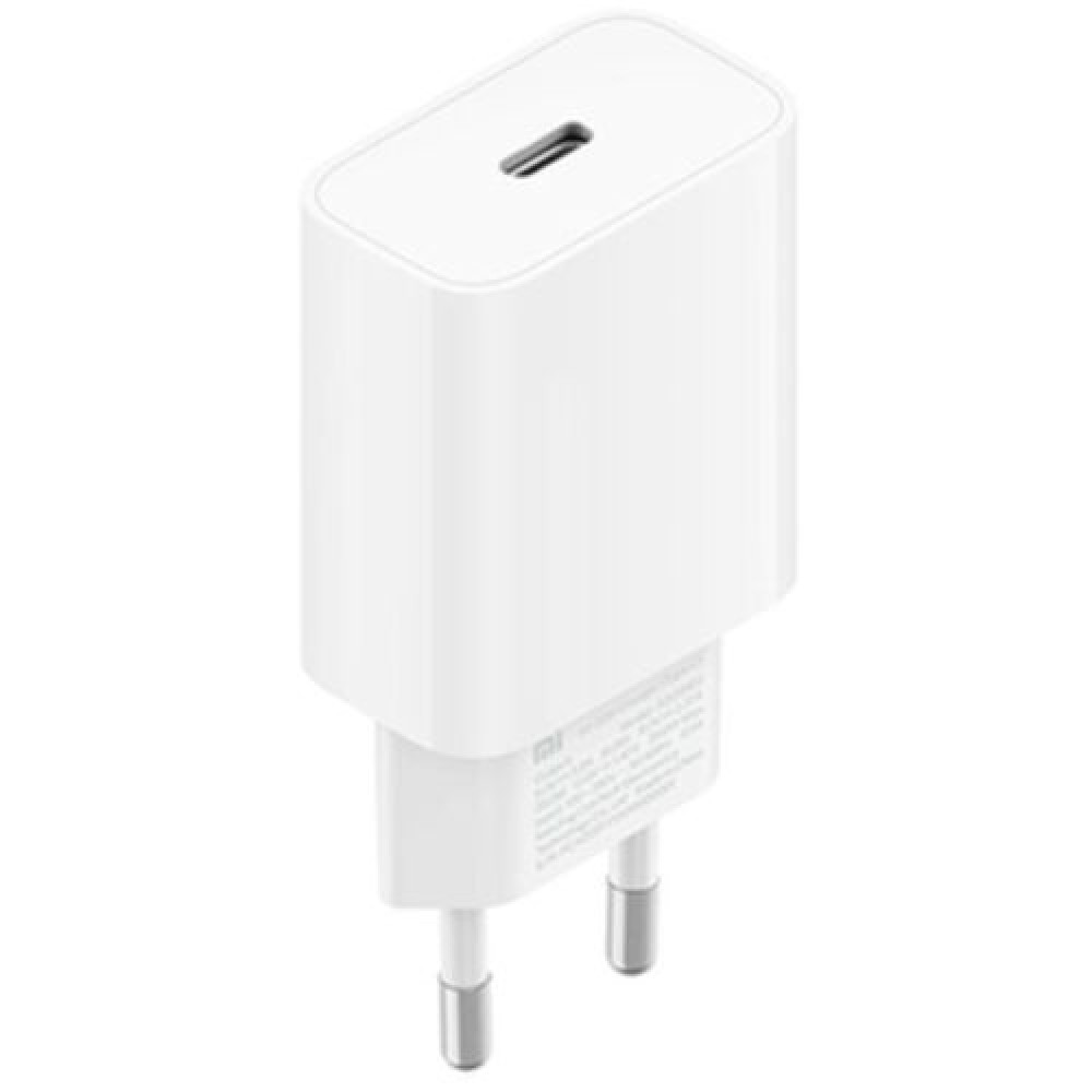 Xiaomi Mi Travel Charger Type-C (χωρίς καλώδιο) Γρήγορος φορτιστής 20W Λευκός EU BHR08M8EU