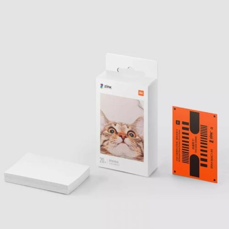 Xiaomi Mi φορητό χαρτί φωτογραφικού εκτυπωτή (2x3 ιντσών, 20 φύλλων) EU TEJ4019GL
