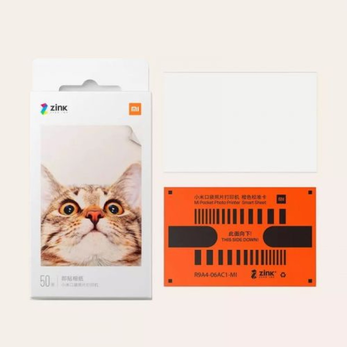 Xiaomi Mi φορητό χαρτί φωτογραφικού εκτυπωτή (2x3 ιντσών, 20 φύλλων) EU TEJ4019GL