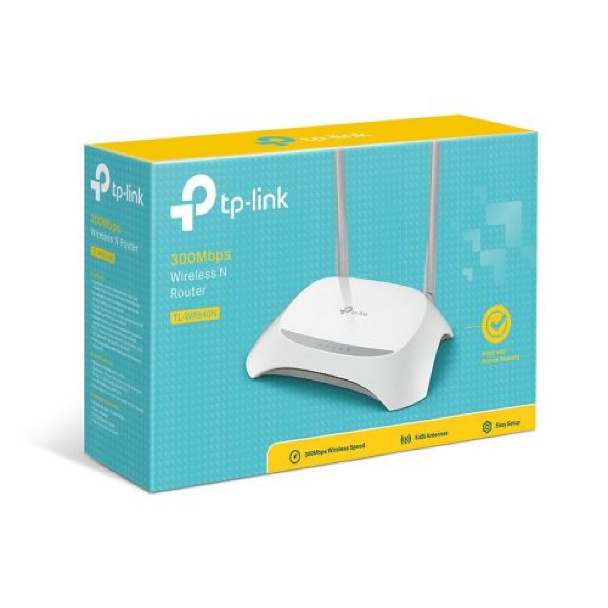 Δρομολογητής Wi-Fi TP-Link TL-WR840N, 300 Mbps, LAN/WAN, 802.11n, Λευκό EU