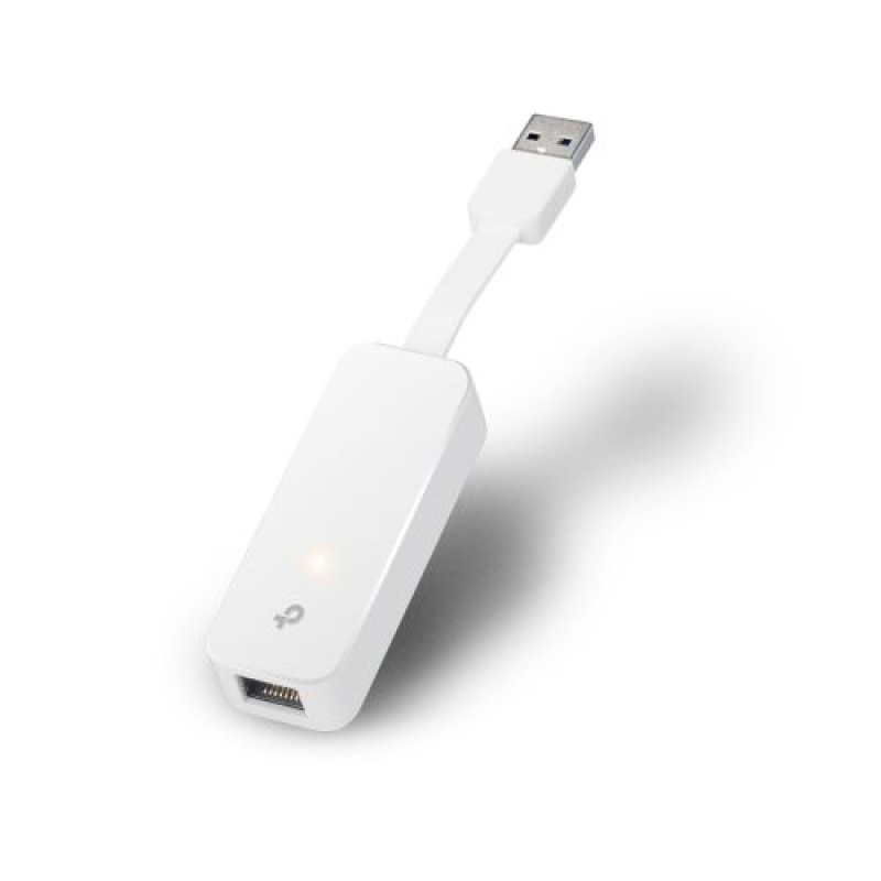 Καλώδιο προσαρμογέα δικτύου TP-Link UE300 USB 3.0 σε Ethernet RJ45, 1000 Mb/s, Λευκό EU