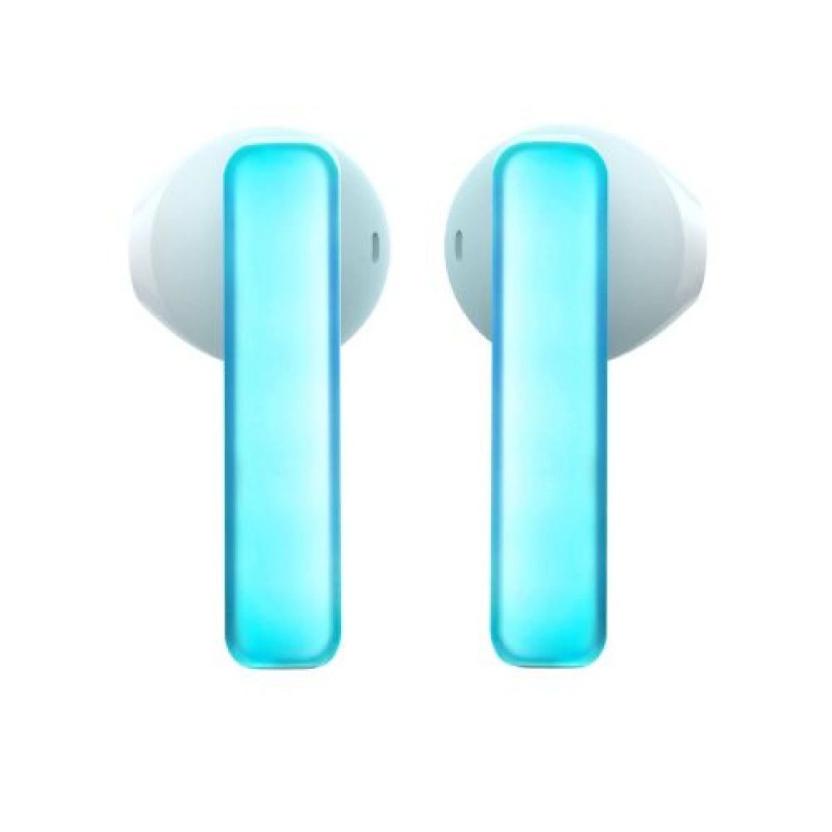 Ακουστικά Joyroom Σειρά IceLens Bluetooth True Wireless BT 5.3, TWS, AAC, SBC, HFP, A2DP, AVRCP, με φώτα LED, Λευκό (JR-TC1)