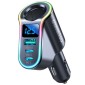 Φορτιστής αυτοκινήτου Joyroom 4 σε 1, Πομπός Bluetooth Fm C+C+U+Cigarette, PD 150W, Μαύρο (JR-CL21)