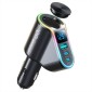Φορτιστής αυτοκινήτου Joyroom 4 σε 1, Πομπός Bluetooth Fm C+C+U+Cigarette, PD 150W, Μαύρο (JR-CL21)