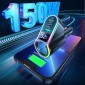 Φορτιστής αυτοκινήτου Joyroom 4 σε 1, Πομπός Bluetooth Fm C+C+U+Cigarette, PD 150W, Μαύρο (JR-CL21)