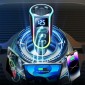 Φορτιστής αυτοκινήτου Joyroom 4 σε 1, Πομπός Bluetooth Fm C+C+U+Cigarette, PD 150W, Μαύρο (JR-CL21)
