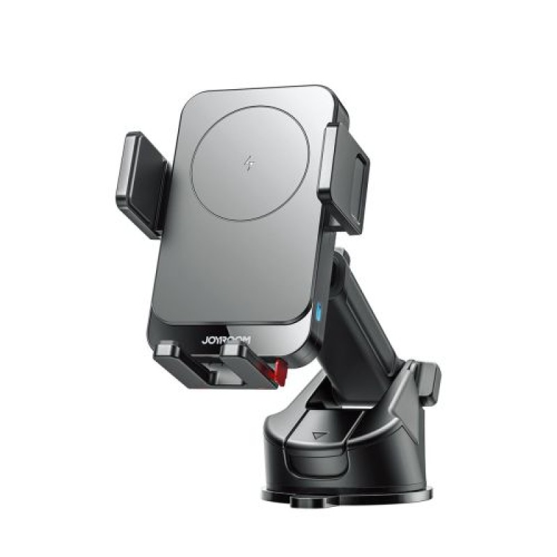 Μαγνητικός ασύρματος φορτιστής Joyroom Car Mount (Έκδοση Dasboard) 68 – 95 mm, 15W Max, με καλώδιο USB σε Type-C (1m), Μαύρο (JR-ZS241S)