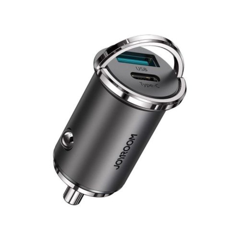 Φορτιστής αυτοκινήτου Joyroom C+U, 12V/24V, 45W, Μαύρος (C-A35)
