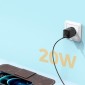 Joyroom Travel Charger Type-C, QC 3.0, PD 3.0, AFC, 20W, EU Black (L-P202)