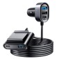 Φορτιστής αυτοκινήτου Joyroom 5-σε-1, C+C+U+U+U, QC 3.0, PD 3.0, FCP, AFC, 12V/24V, 72W, Μαύρο (JR-CL05)