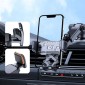 Joyroom Car Mount Clamp Holder 360 Rotation (Έκδοση ταμπλό) 4,7-6,7 ίντσες, Μαύρο (JR-ZS283)