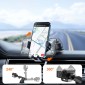 Joyroom Car Mount Clamp Holder 360 Rotation (Έκδοση ταμπλό) 4,7-6,7 ίντσες, Μαύρο (JR-ZS283)