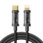 Joyroom Type-C - Καλώδιο γρήγορης φόρτισης σειράς Lightning A10 PD 20W, 1,2 m, μαύρο (S-CL020A12)