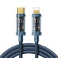 Joyroom Type-C - Καλώδιο γρήγορης φόρτισης σειράς Lightning A10 PD 20W, 1,2 m, μπλε (S-CL020A12)