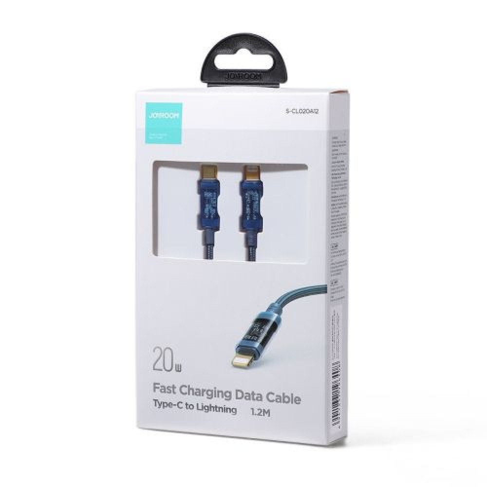 Joyroom Type-C - Καλώδιο γρήγορης φόρτισης σειράς Lightning A10 PD 20W, 1,2 m, μπλε (S-CL020A12)